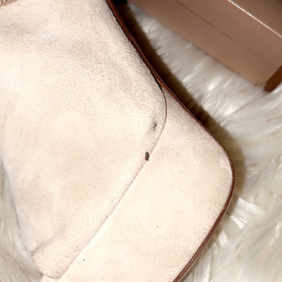 AQUAZZURA Nude Suede Platform Heel - Picture 10 of 11